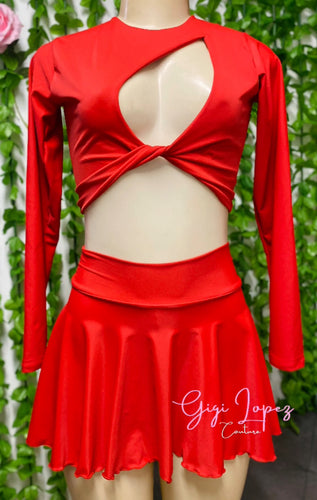 Twist Top & Skort Set
